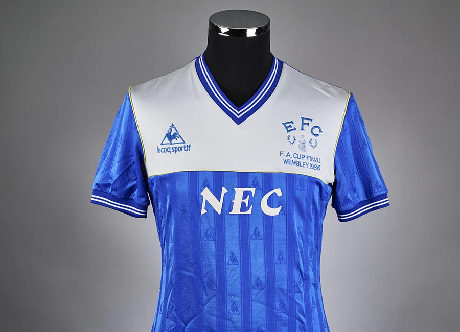 Going, Going, Gone - Everton 1986 FA Cup Final Match Issue Shirt