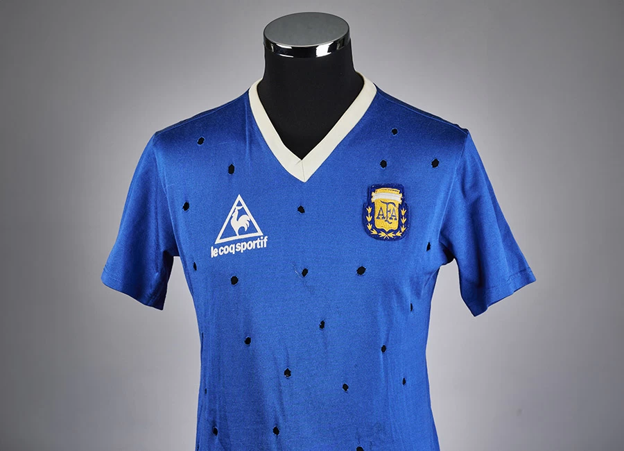 Going, Going, Gone - Jorge Burruchaga Argentina 1986 World Cup Shirt
