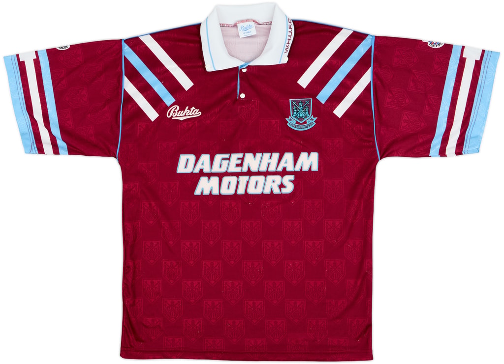 West Ham 1991-92 Home Shirt