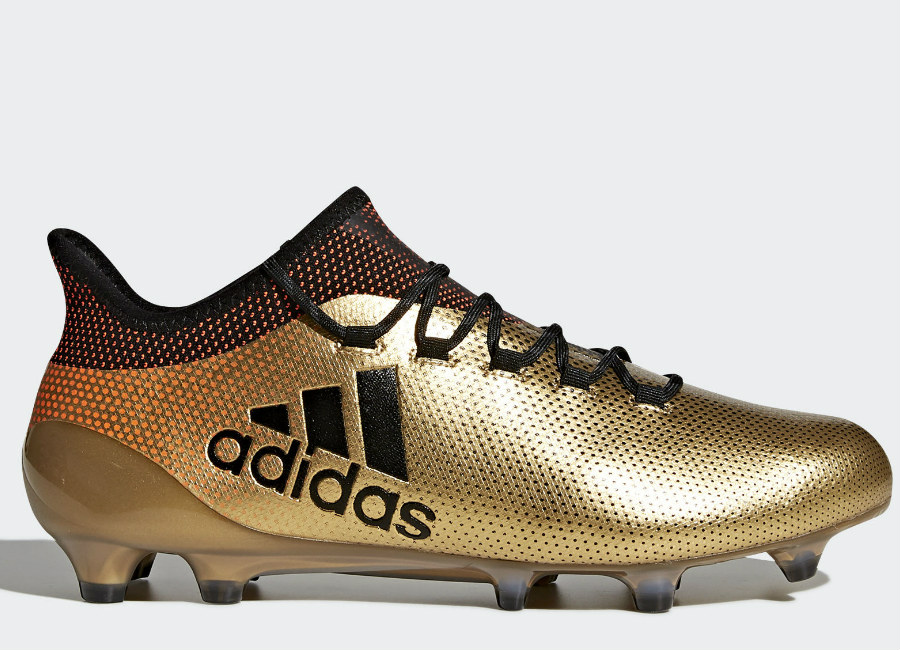Adidas X 17.1 FG Skystalker - Tactile Gold Met / Core Black / Solar Red