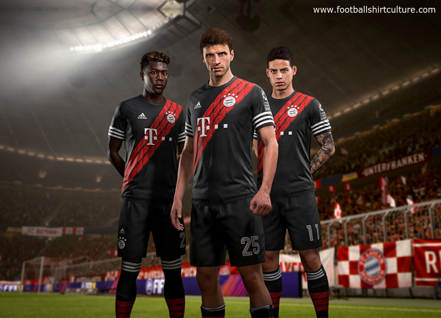Bayern Munich X Adidas X FIFA 18 Digital Fourth Kit