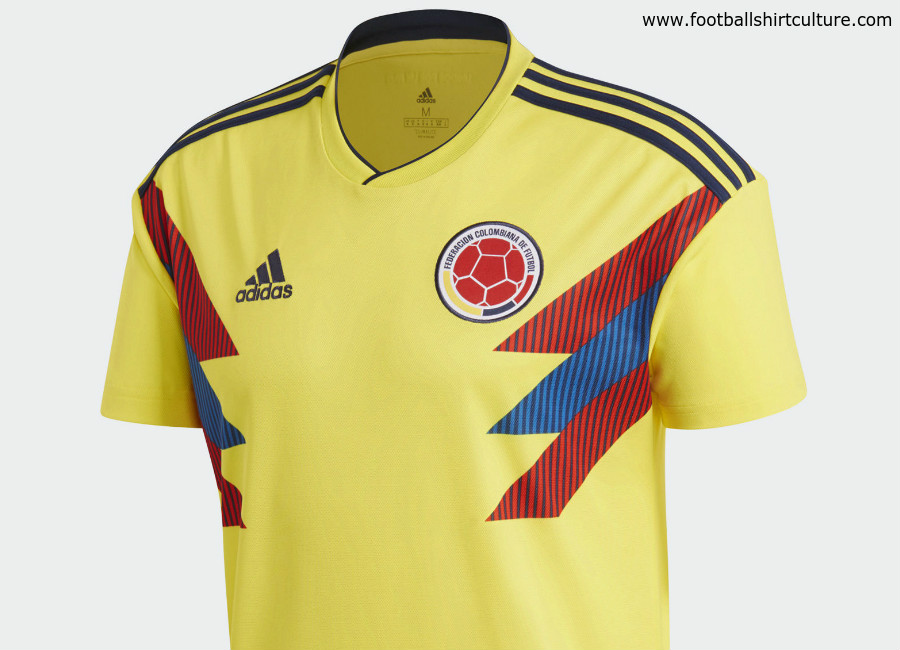 Colombia 2018 World Cup Adidas Home Kit