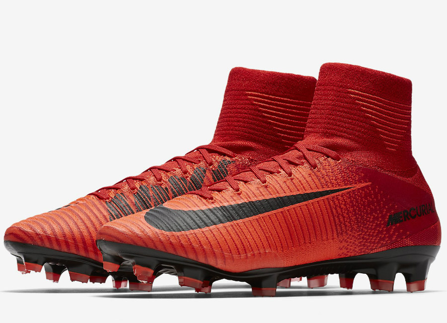 Nike Mercurial Superfly V FG Fire & Ice - University Red / Bright Crimson / Black