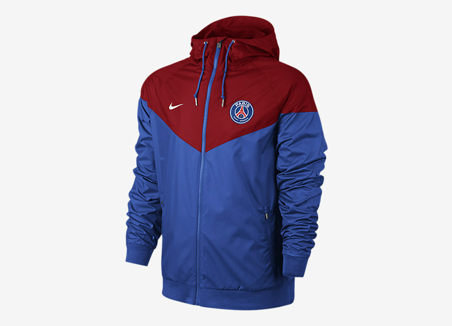 Nike Paris Saint-Germain Authentic Windrunner - Hyper Cobalt / Rush Red / White