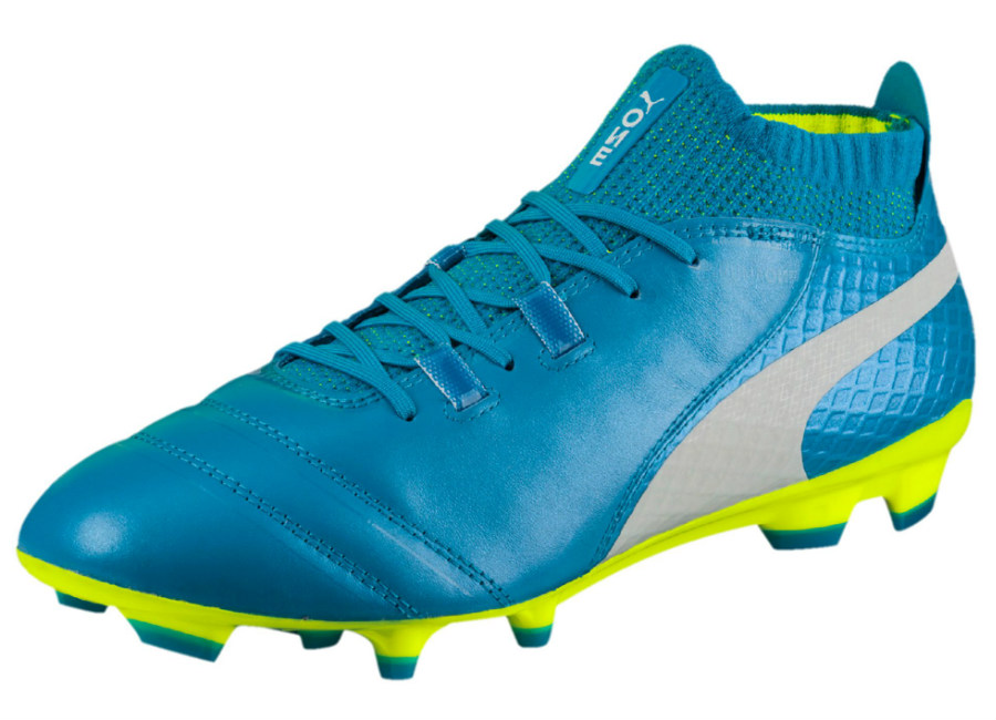 Puma One 17.1 FG - Atomic Blue/ Puma White / Safety Yellow