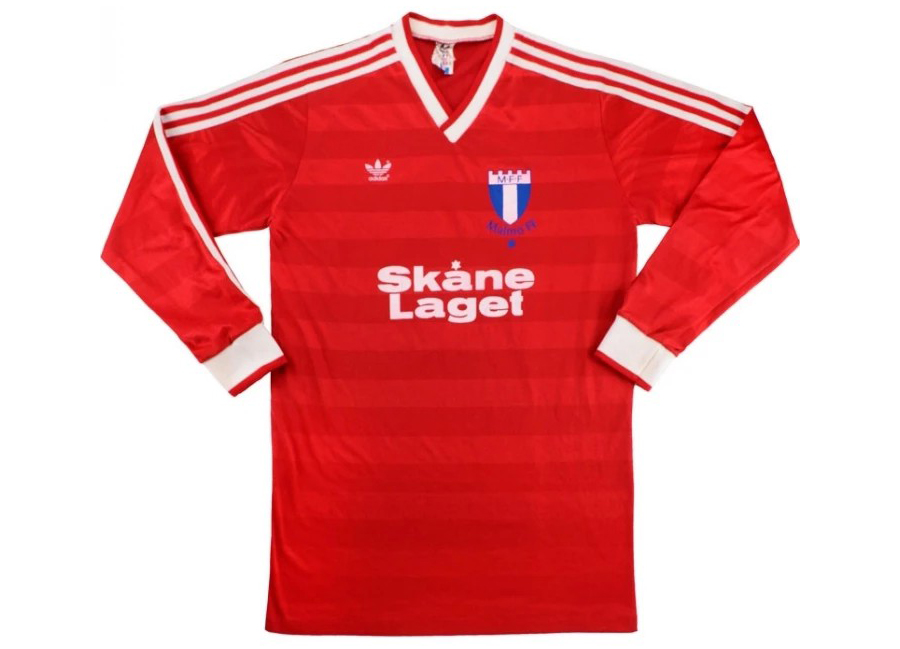 Adidas 1982-85 Malmo Match Issue Away Shirt