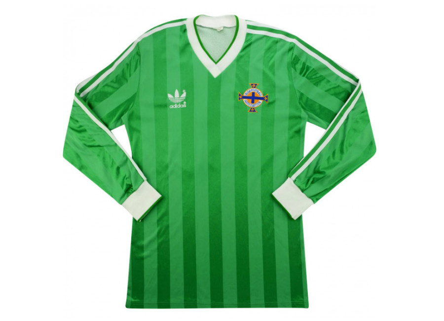 Adidas 1984 Northern Ireland Match Issue Home Shirt