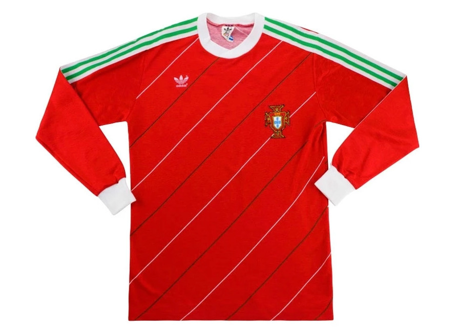 Adidas 1986 Portugal Match Worn Home Shirt