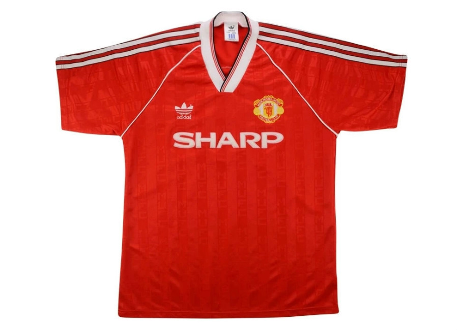 Adidas 1988-90 Manchester United Match Issue Home Shirt