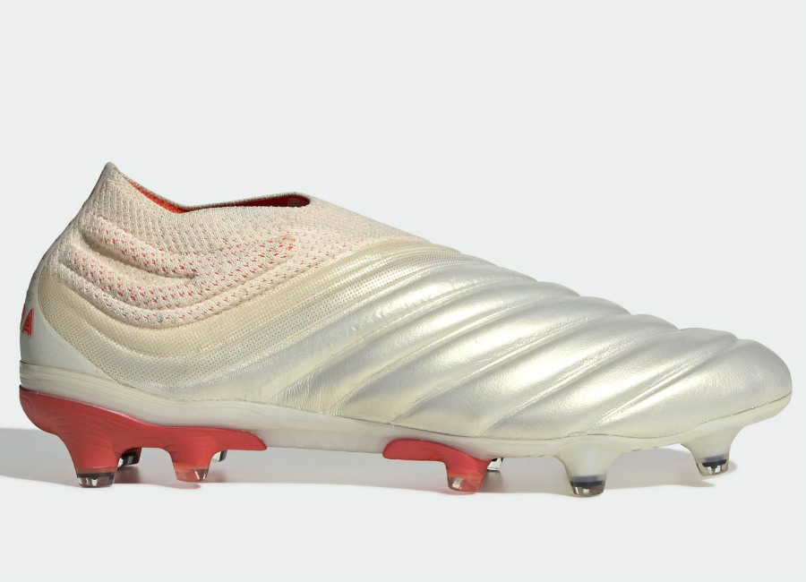 Adidas Copa 19+ FG Initiator - Off White / Solar Red / Off White