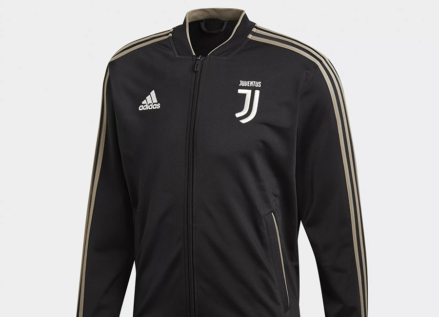 Adidas Juventus 18/19 Polyester Jacket - Black / Clay