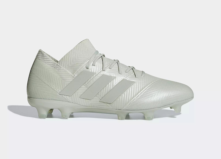 Adidas Nemeziz 18.1 Firm Ground Boots Spectral Mode - Ash Silver / Ash Silver / White Tint