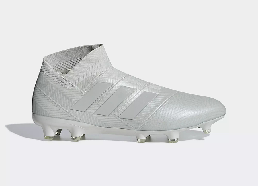 Adidas Nemeziz 18+ Firm Ground Boots Spectral Mode - Ash Silver / Ash Silver / White Tint