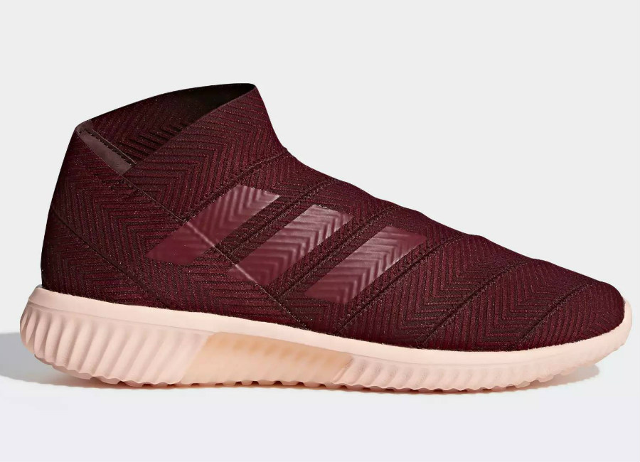 Adidas Nemeziz Tango 18.1 Cold Mode Trainers - Maroon / Collegiate Burgundy / Clear Orange
