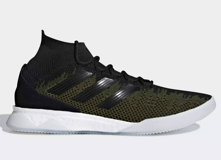 Adidas Paul Pogba Predator 18+ Trainers - Core Black / Core Black / Olive Cargo