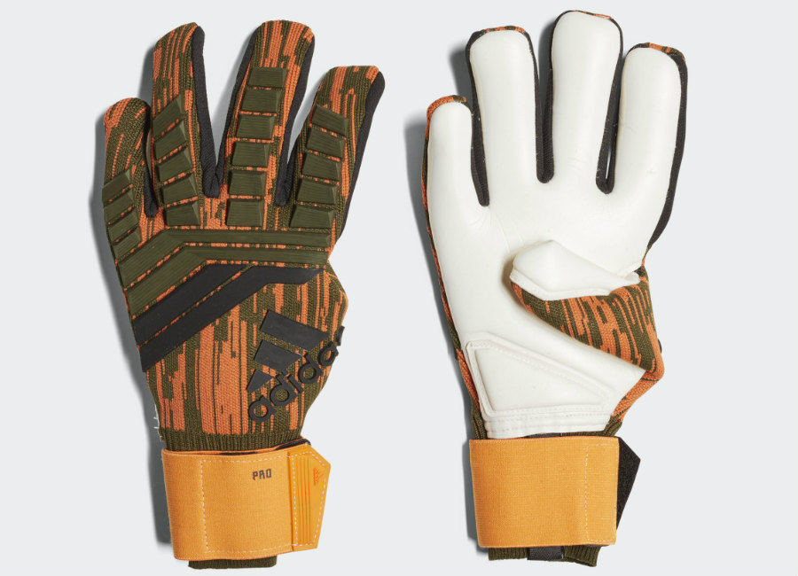 Adidas Predator 18 Lone Hunter Gloves - Trace Olive / Black