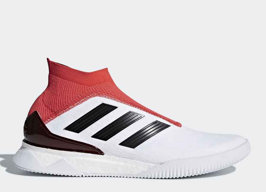 Adidas Predator Tango 18+ Trainers - Ftwr White / Core Black / Real Coral