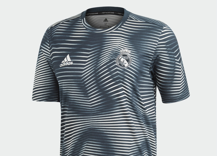 Adidas Real Madrid Pre-Match Jersey - Tech Onix / Core White