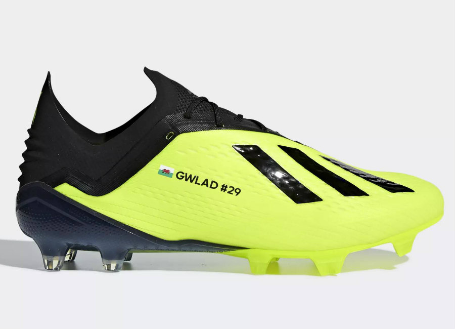 Adidas X18.1 Firm Ground Gareth Bale Boots - Solar Yellow / Core Black / Ftwr White