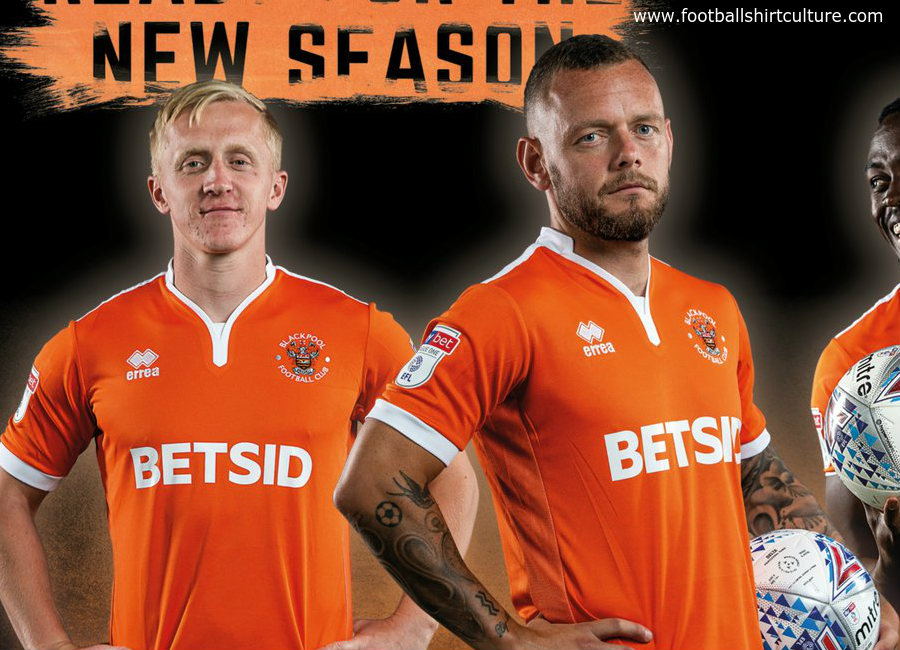 Blackpool 2018-19 Errea Home Kit