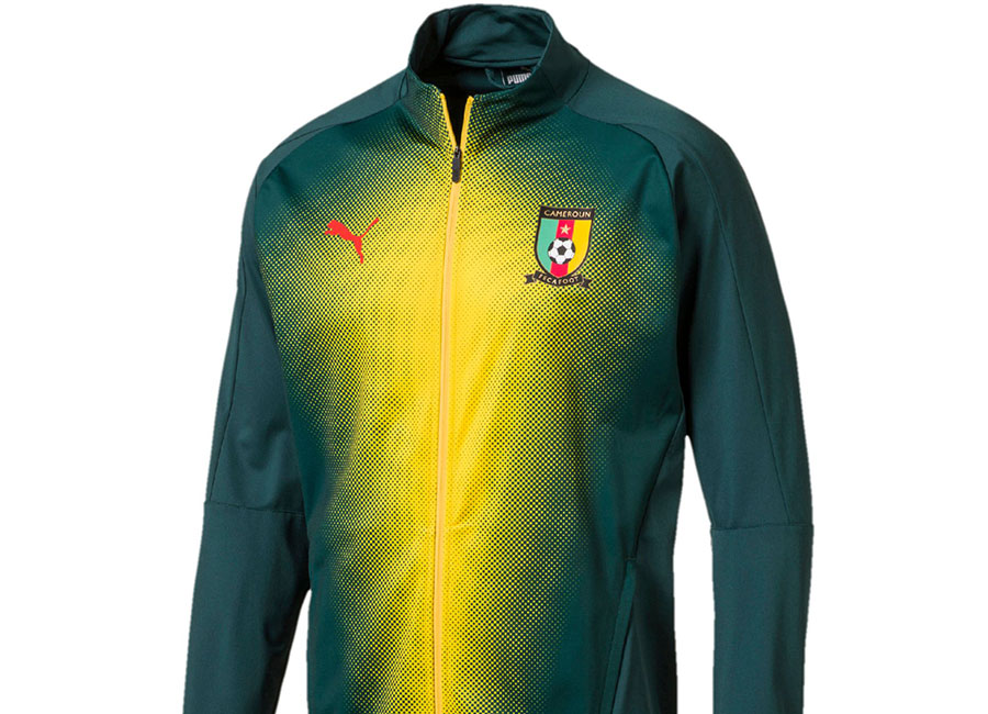 Cameroon 2018 Puma Stadium Jacket - June Bug / June Bug