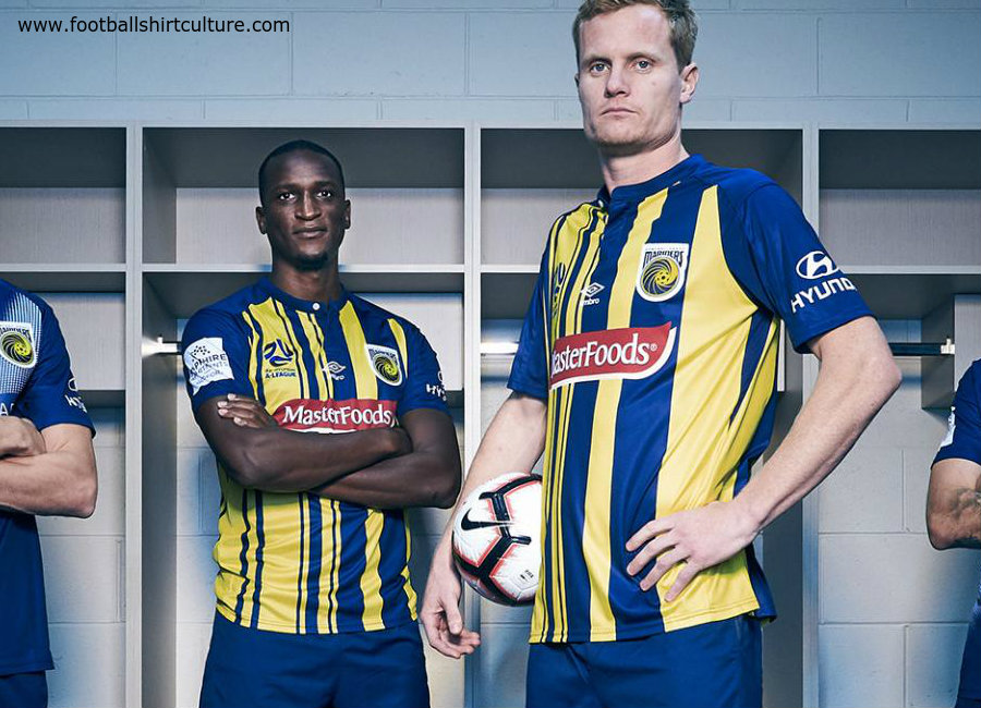 Central Coast Mariners 2018-19 Umbro Home Kit