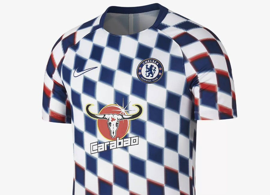 Chelsea FC Dri-FIT Squad Nike Football Top - White / White / Rush Blue / White
