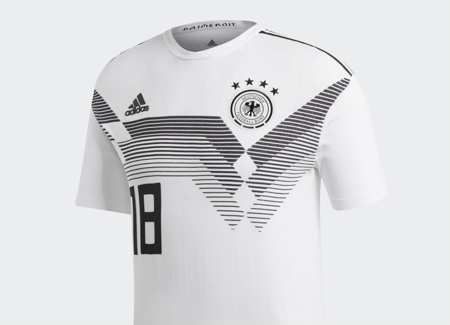 Germany 2018 Adidas Primeknit Home Shirt - White
