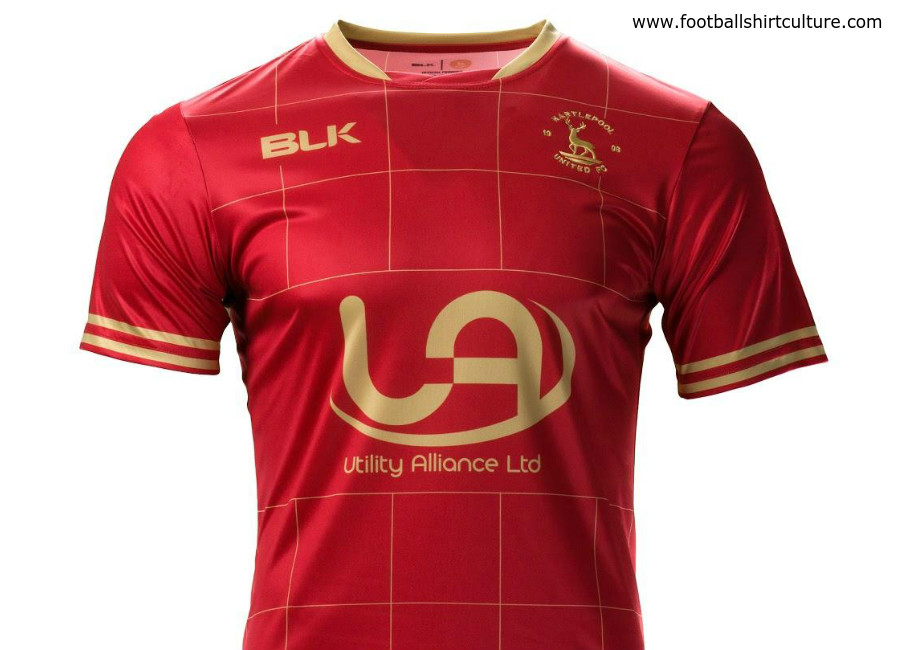 Hartlepool United 2018-19 BLK Away Kit