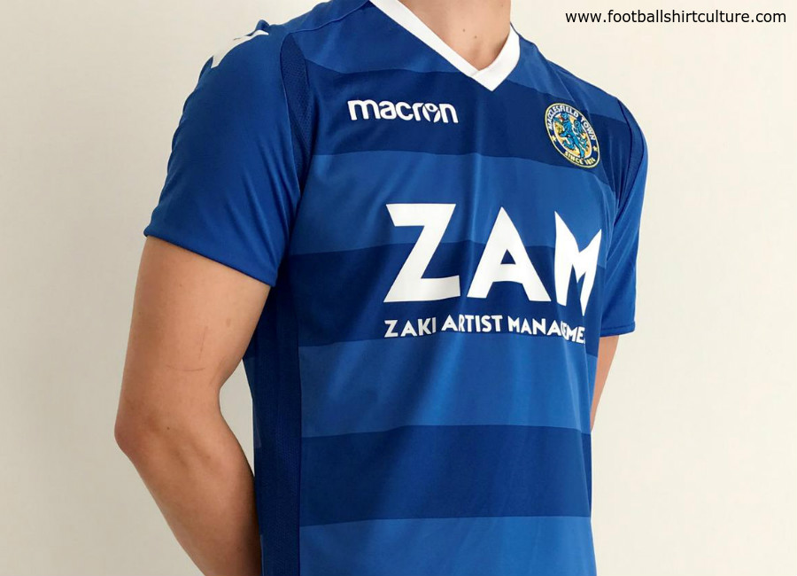 Macclesfield Town 2018-19 Macron Home Kit