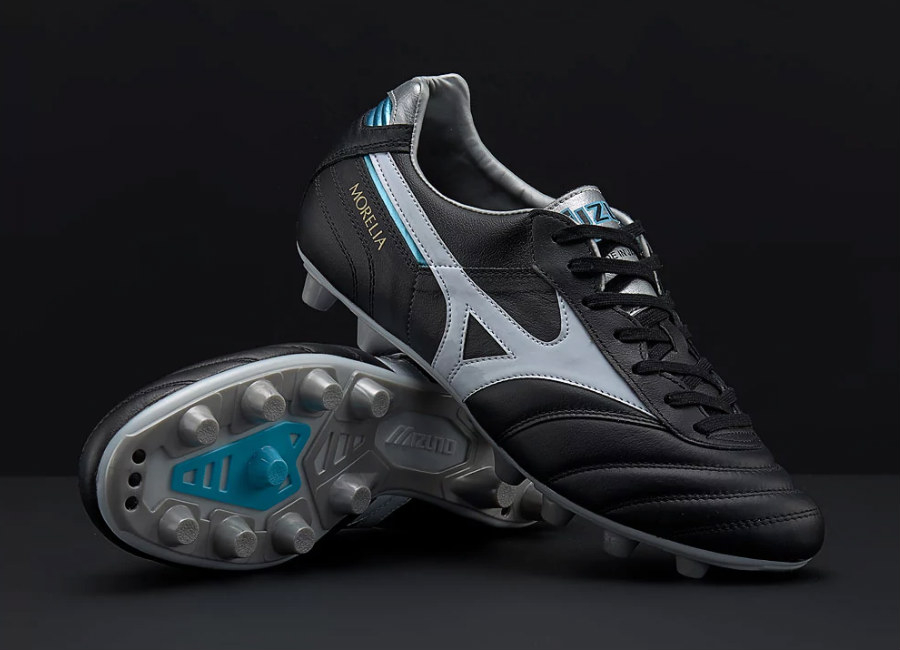 Mizuno Morelia II Made in Japan MD - Black / White / Blue Atoll