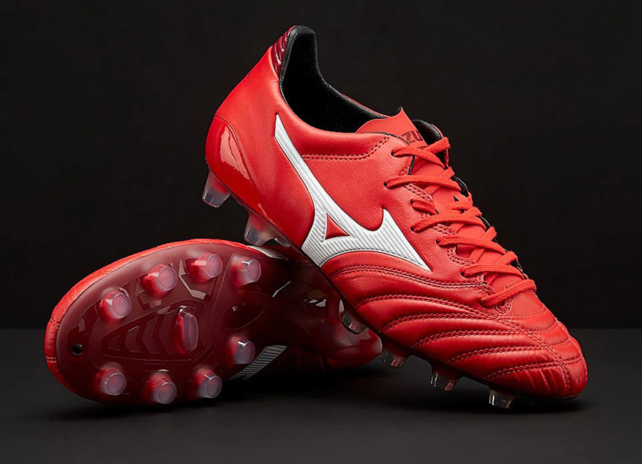 Mizuno Morelia Neo II KL MD - High Risk Red / White
