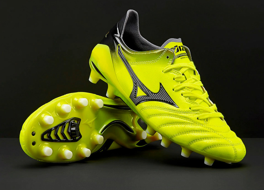 Mizuno Morelia Neo II Made in Japan MD - Safety Yellow / Black