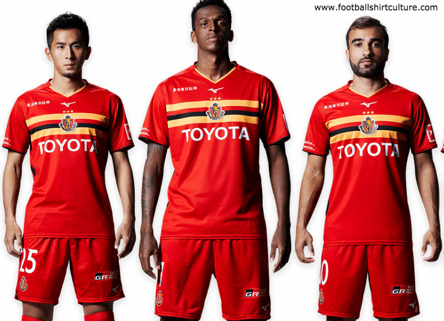 Nagoya Grampus 2019 Mizuno Home Kit