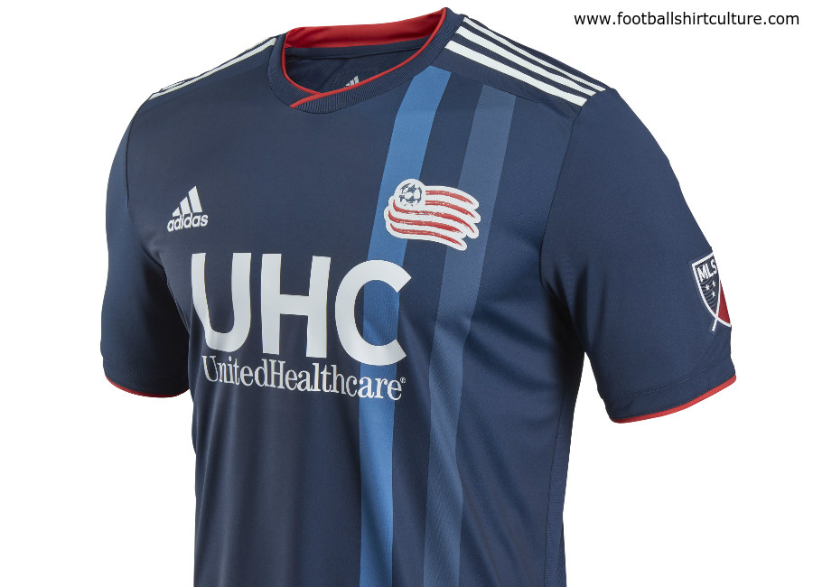 New England Revolution 2018-19 Adidas Home Kit