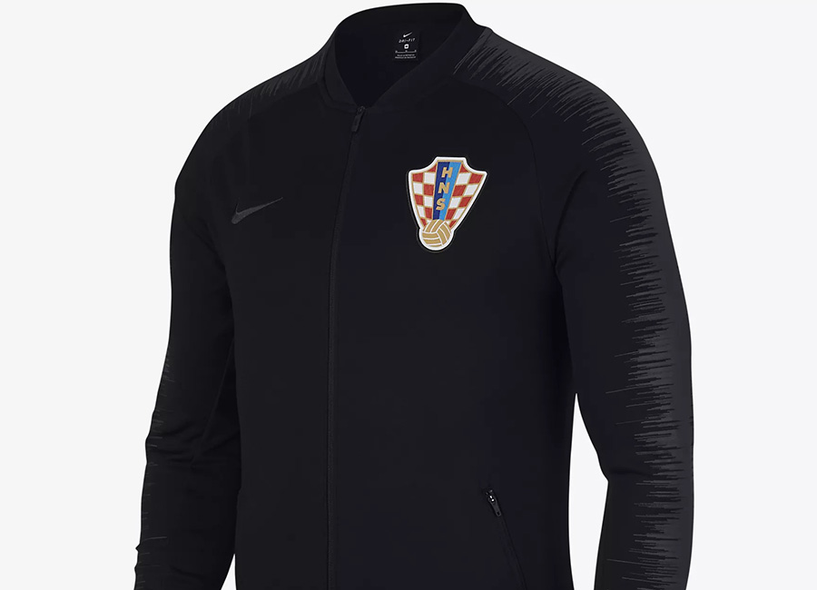 Nike Croatia Anthem Football Jacket - Black / Anthracite / Anthracite