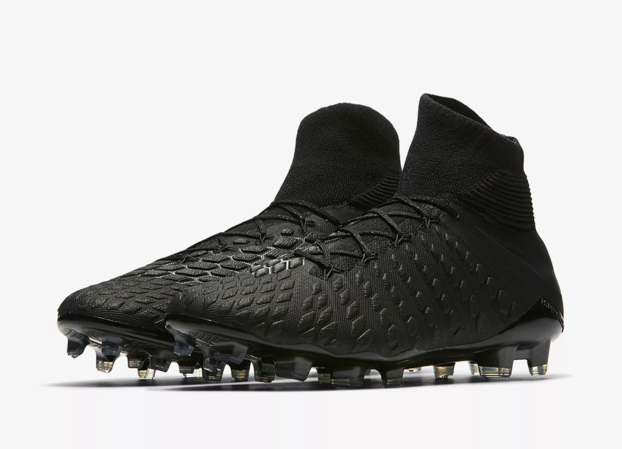 Nike Hypervenom III Elite DF FG Stealth Ops - Black / Light Crimson / Black