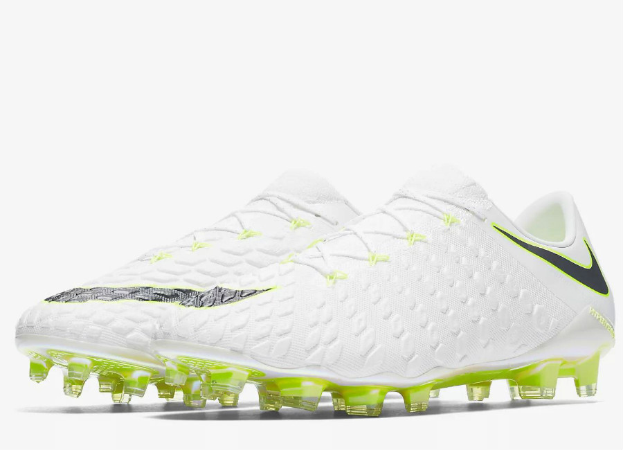 Nike Hypervenom III Elite FG Just Do It Pack - White / Volt / Metallic Cool Grey / Metallic Cool Grey