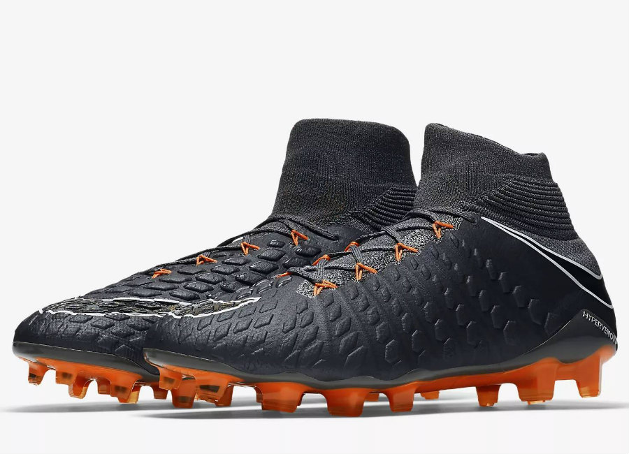 Nike Hypervenom Phantom III Elite Dynamic Fit FG Fast AF - Dark Grey / White / Total Orange