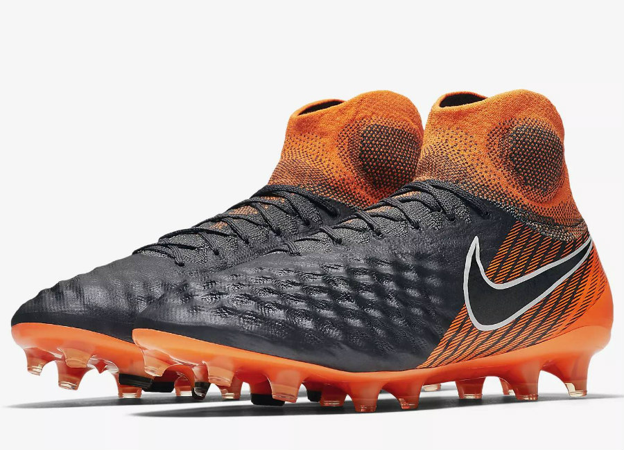 Nike Magista Obra II Elite Dynamic Fit FG Fast AF- Dark Grey / Total Orange / White / Black