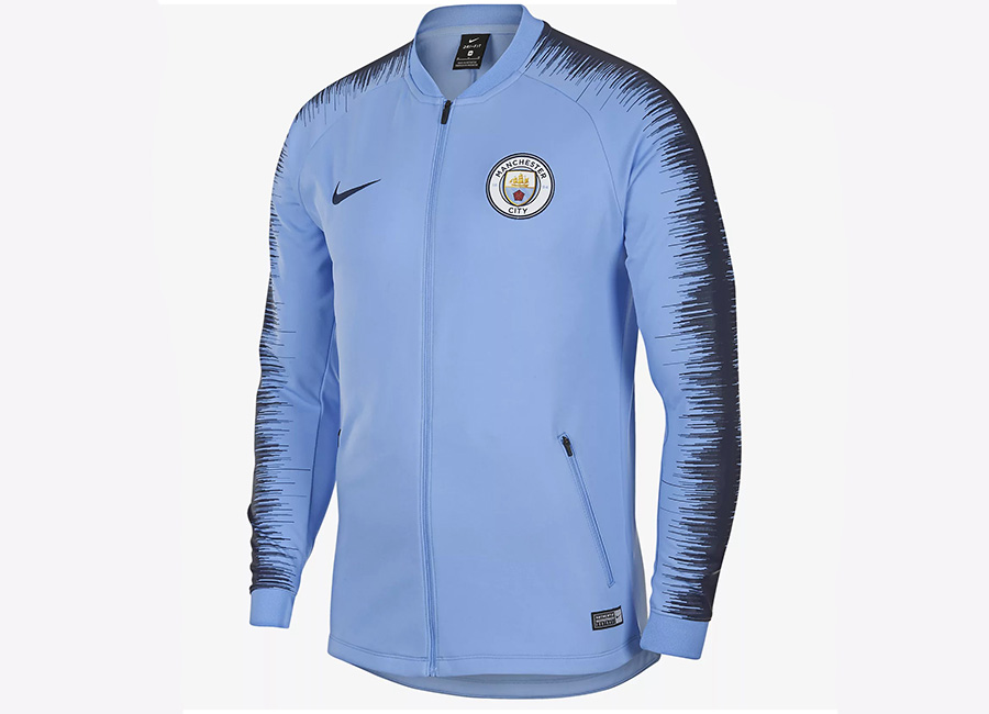 Nike Manchester City FC Anthem Jacket - Field Blue / Midnight Navy / Midnight Navy
