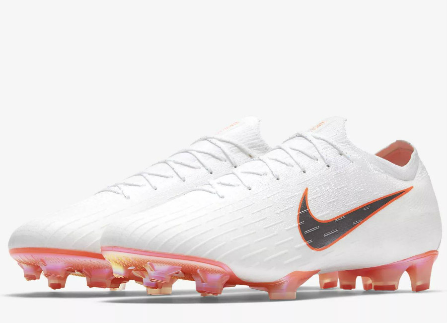 Nike Mercurial Vapor 360 Elite FG Just Do It Pack - White / Total Orange / Metallic Cool Grey