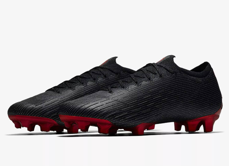 Nike Mercurial Vapor XII Elite FG Jordan x Paris Saint-Germain - Black / Challenge Red / Metallic Silver / Black