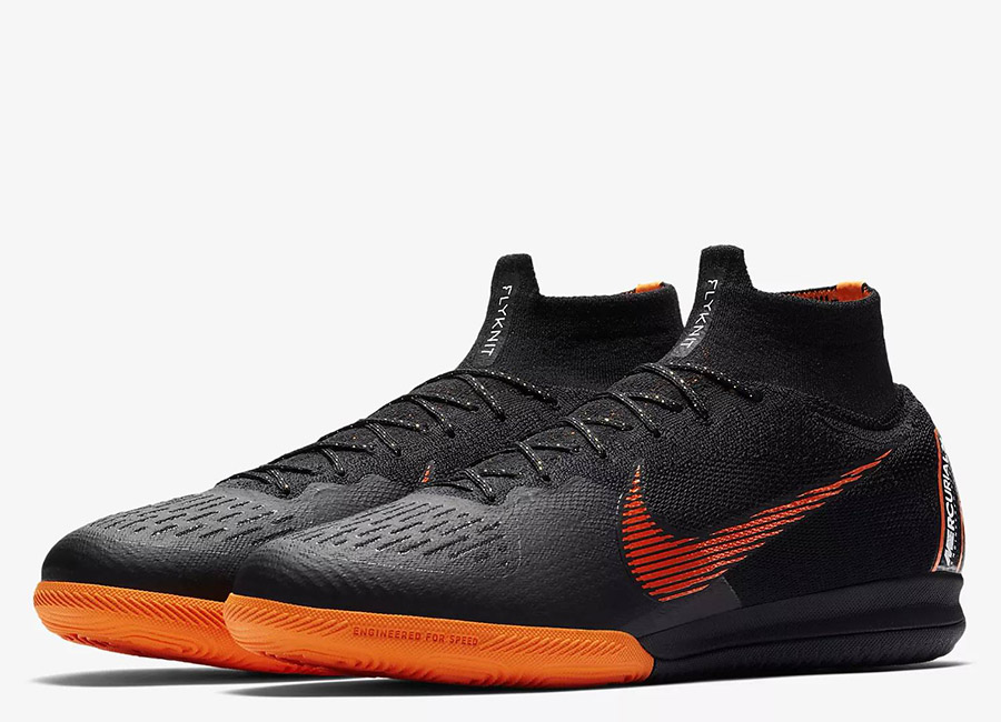 Nike MercurialX Superfly 360 Elite IC - Black / White / Total Orange