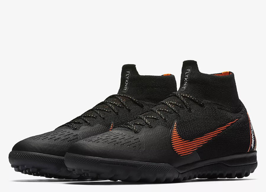 Nike MercurialX Superfly 360 Elite TF - Black / White / Total Orange
