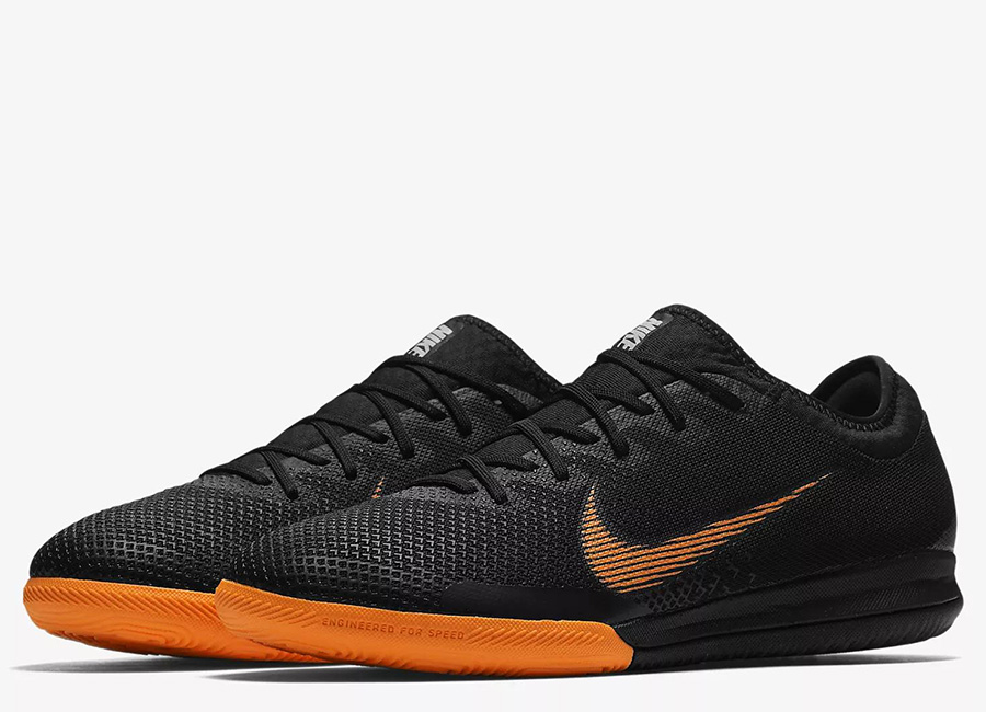 Nike MercurialX Vapor XII Pro IC - Black / White / Total Orange