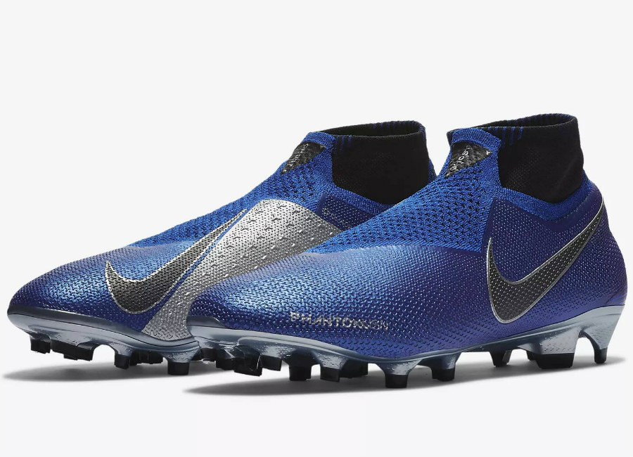 Nike Phantom Vision Elite DF FG Always Forward - Racer Blue / Metallic Silver / Volt / Black