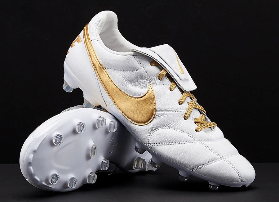 Nike Premier 2.0 AMO FG - White / Metallic Gold / White