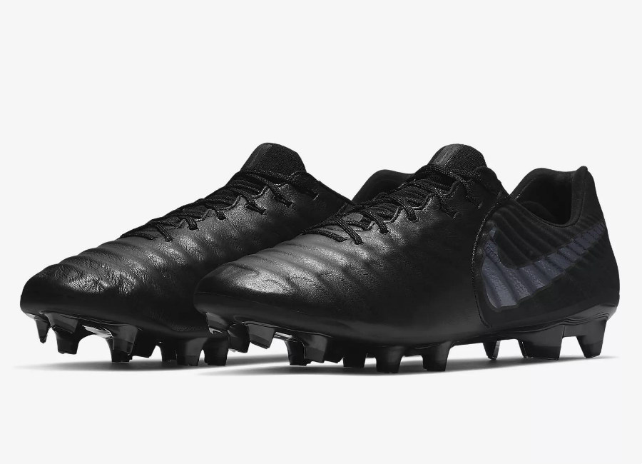 Nike Tiempo Legend VII Elite FG Stealth Ops - Black / Light Crimson / Black
