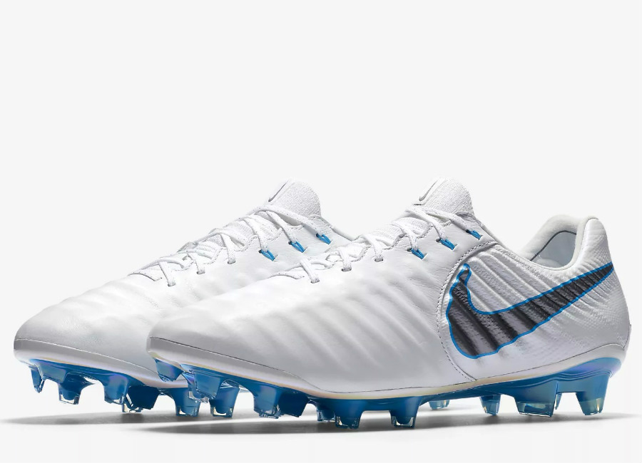 Nike Tiempo Legend VII Elite FG Just Do It Pack - White / Blue Hero / Metallic Cool Grey / Metallic Cool Grey